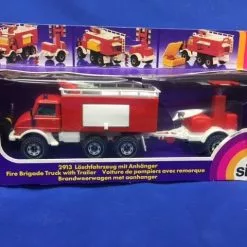 Siku Unimog Fire Pumper With Light Trailer