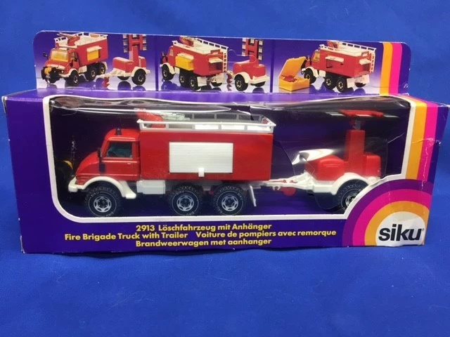 Siku Unimog Fire Pumper With Light Trailer 1 Siku Unimog Fire Pumper With Light Trailer