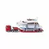 Siku Heavy Haulage Transporter With Yacht 1:87 Scale Model