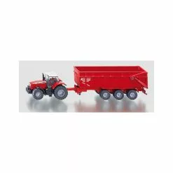 Siku Massey Ferguson Tractor With Trailer 1:87 Scale Model
