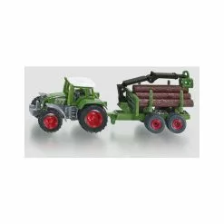 Siku Tractor With Forestry Trailer