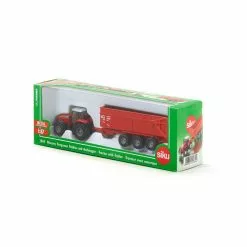 Siku 1/87 Massey Fergusson Tractor With Trailer