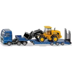 Siku MAN Truck With Low Loader & JCB Wheel Loader 1:87