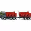 Siku Truck With Dumper Body & Tipping Trailer 1685